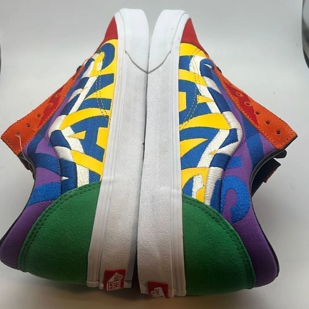 Vans Old Skool Multicolor Low‎ top sneaker shoes NEWMen 11.5